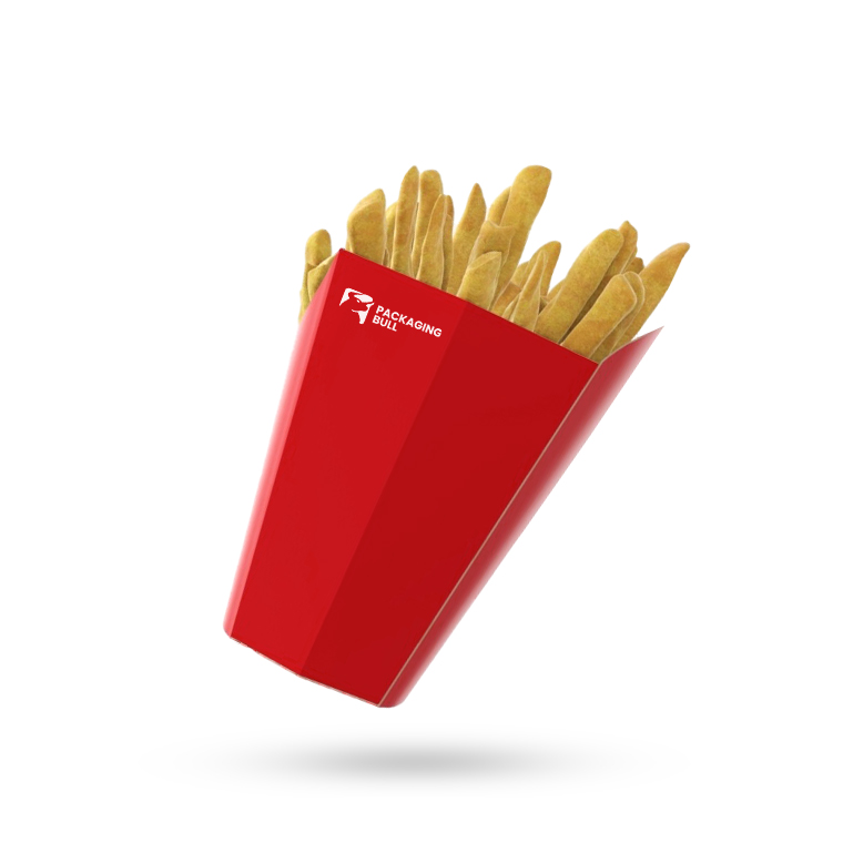 Custom printed fries boxes