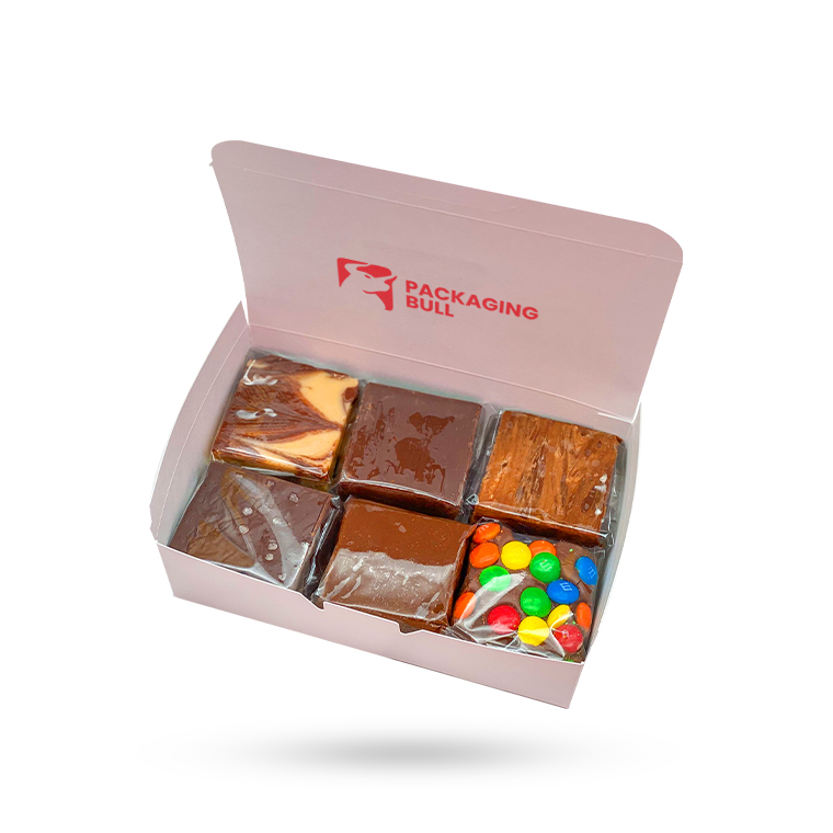 custom printed fudge packaging