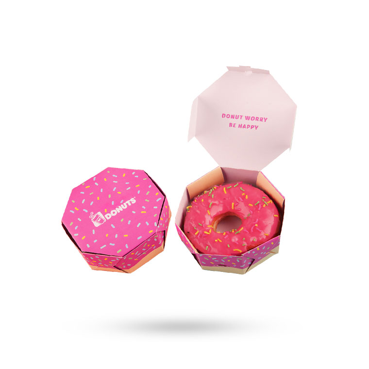 Custom made donut boxes