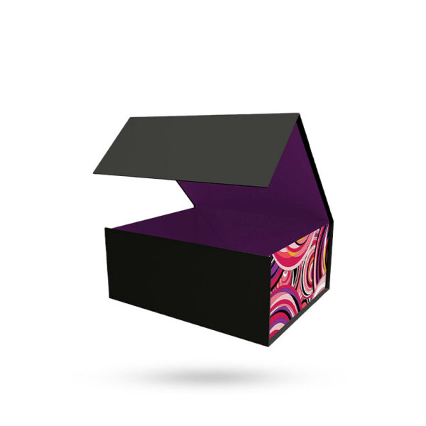 custom printed decorative flip top rigid boxes in uk