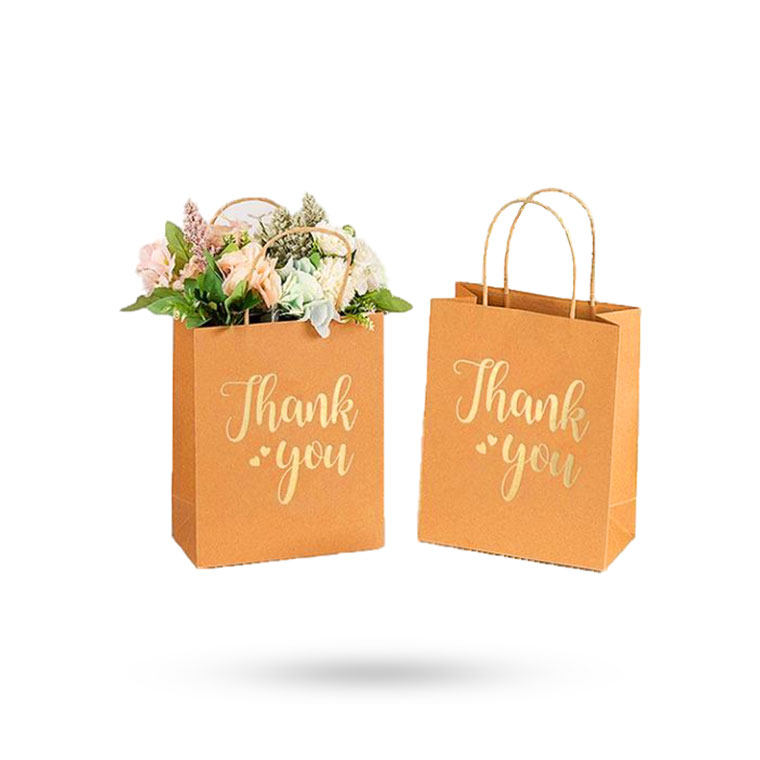 foil stamp paper bags in uk wholesales