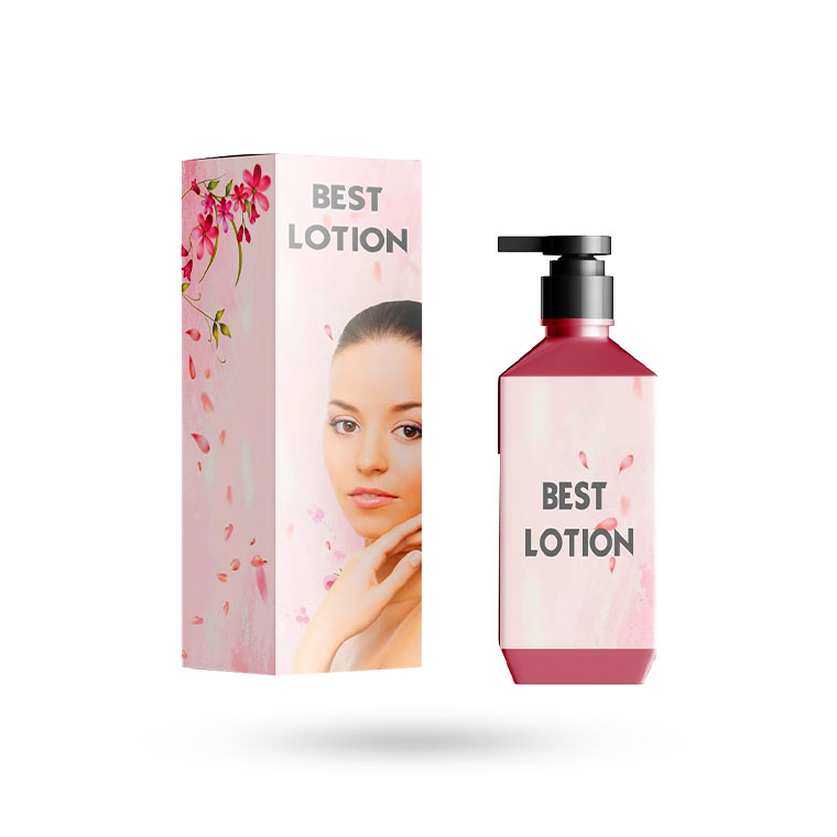 custom lotion packaging