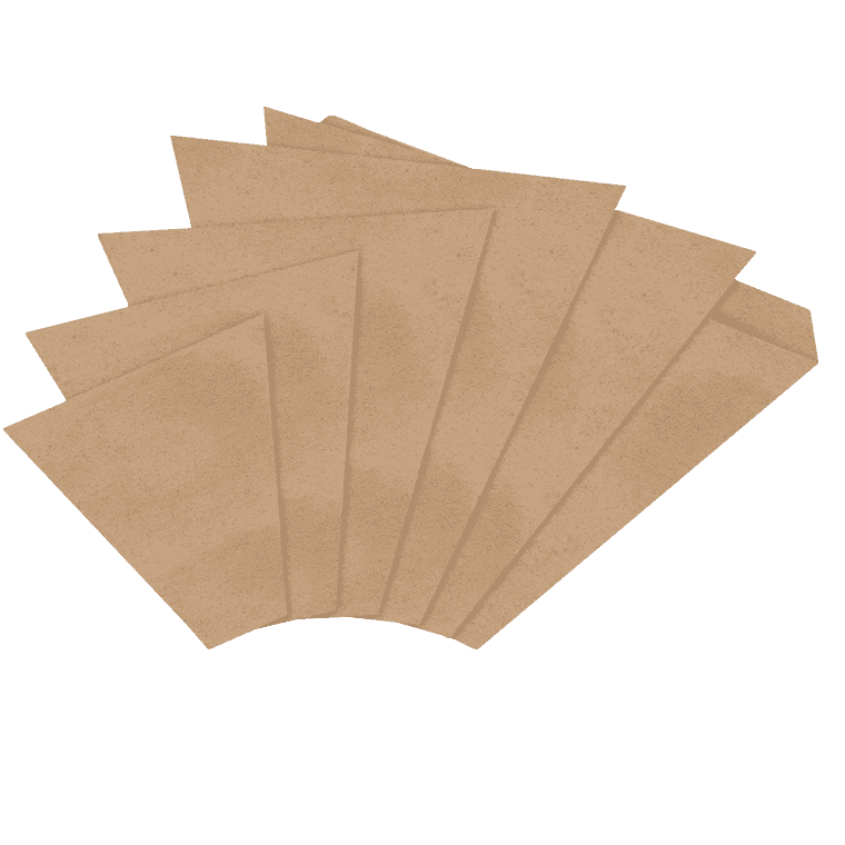 Kraft Flower Sleeves