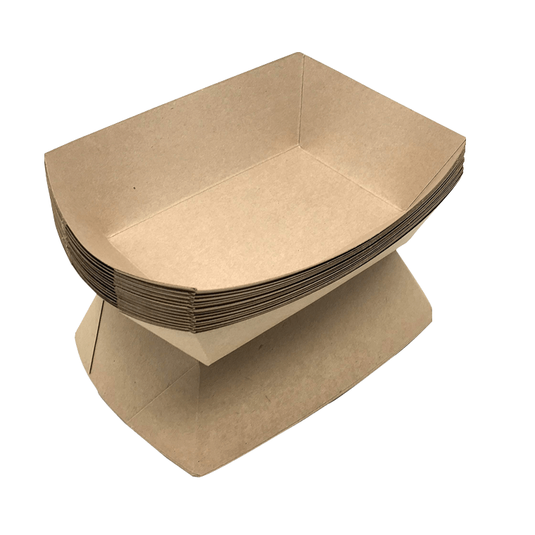 Kraft Food Trays-Wholesales Kraft Paper Food Trays UK - Packaging Bull UK