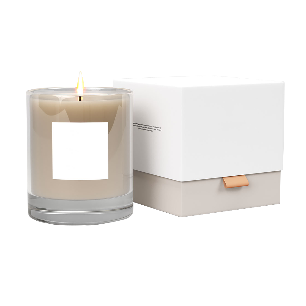 Two-piece candle boxes