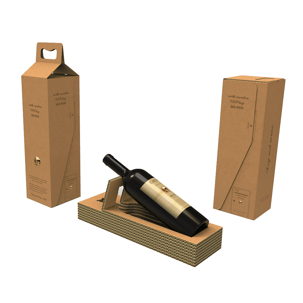 single bottle wine box