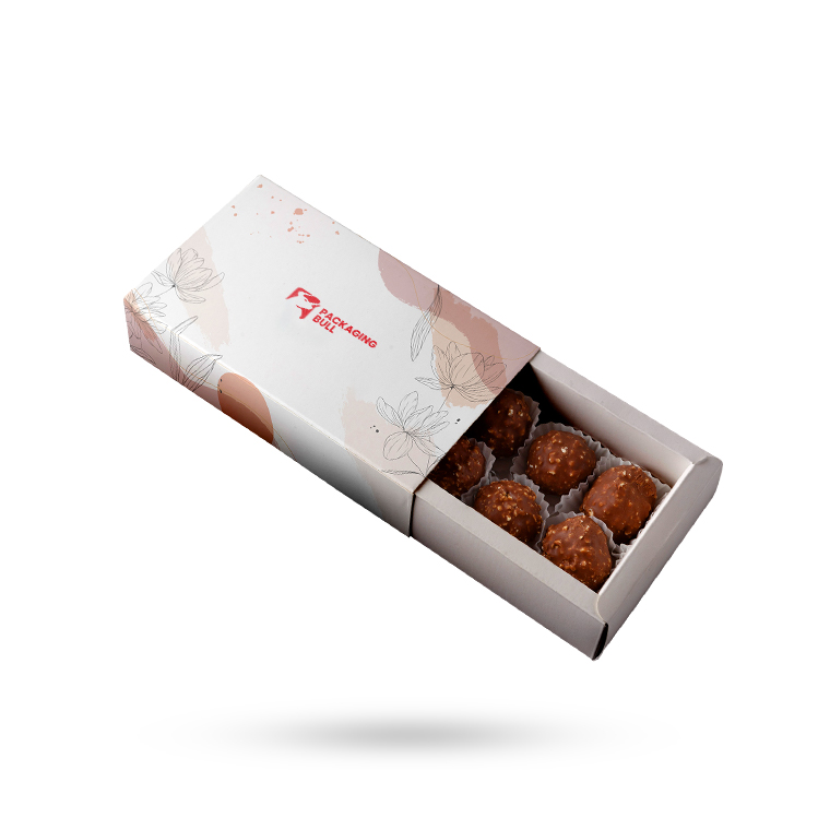 chocolate sleeve and tray packaging