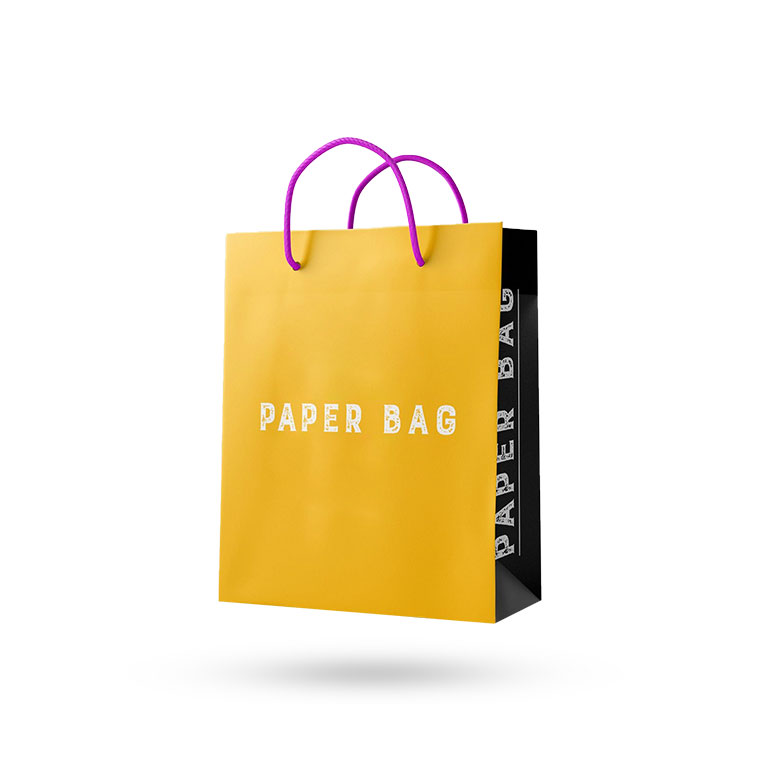 custom printed paper bags with handle in wholesales uk