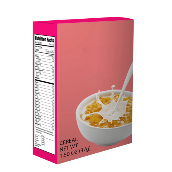 mini cereal boxes-