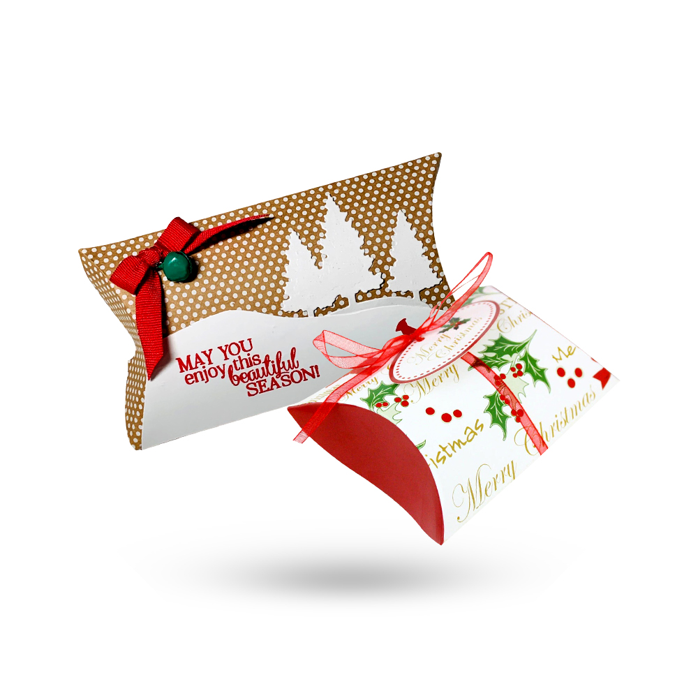 Christmas pillow boxes