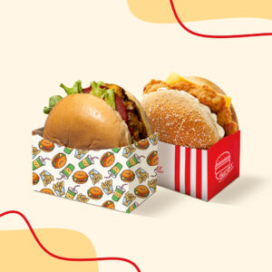 Takeaway burger sleeve