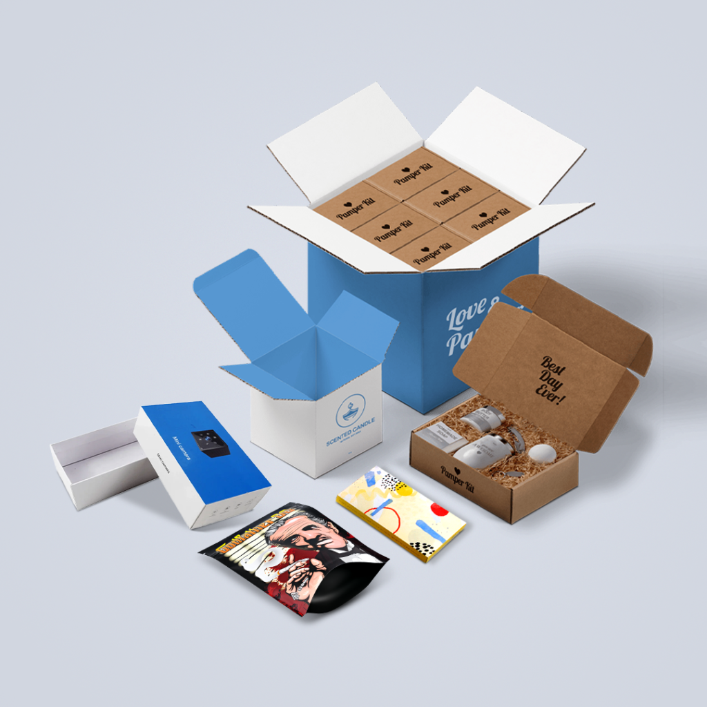 shipping boxes