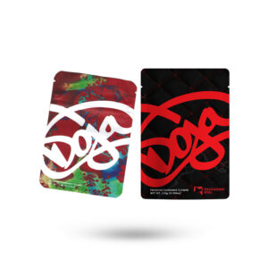 printed doja mylar bags