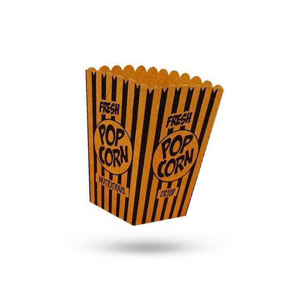Custom Brown Popcorn Boxes