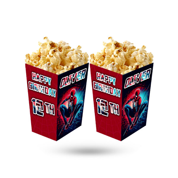 Custom printed popcorn boxes