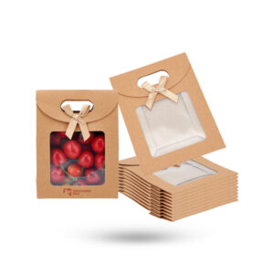 clear window paper bags uk
