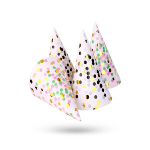 polka dot ice cream cone sleeves