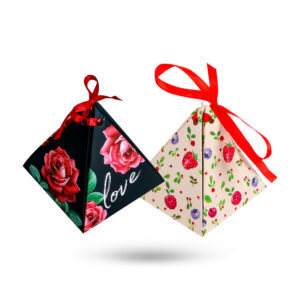 printed pyramid packaging