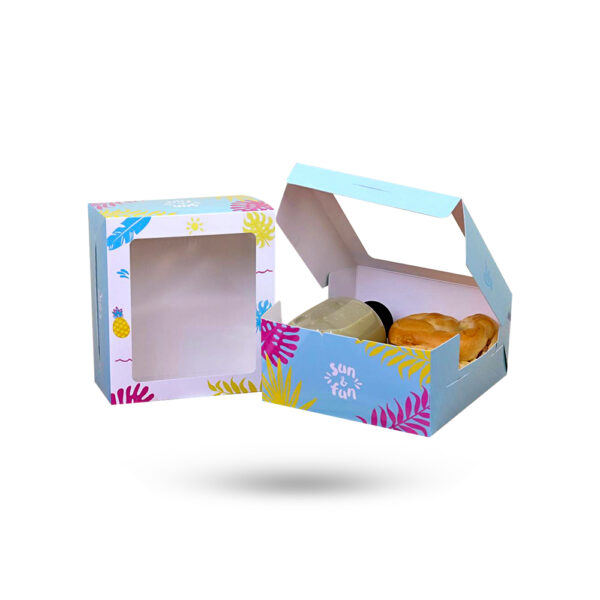 small bakery boxes with window