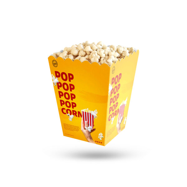yellow popcorn boxes