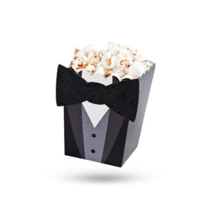 black popcorn boxes