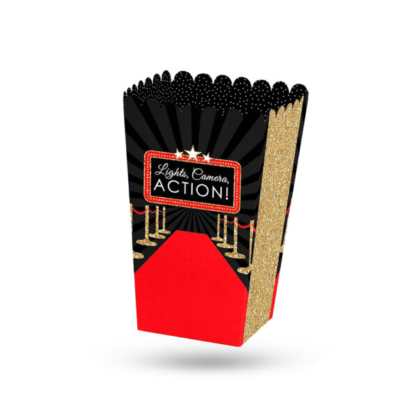 celebrities popcorn boxes