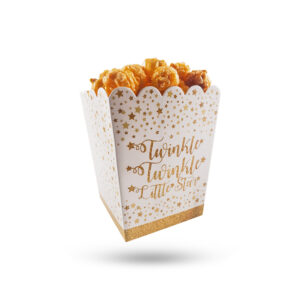 wholesales white popcorn boxes