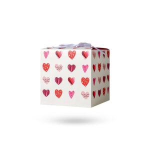 PRINTED WHITE FAVOR BOXES