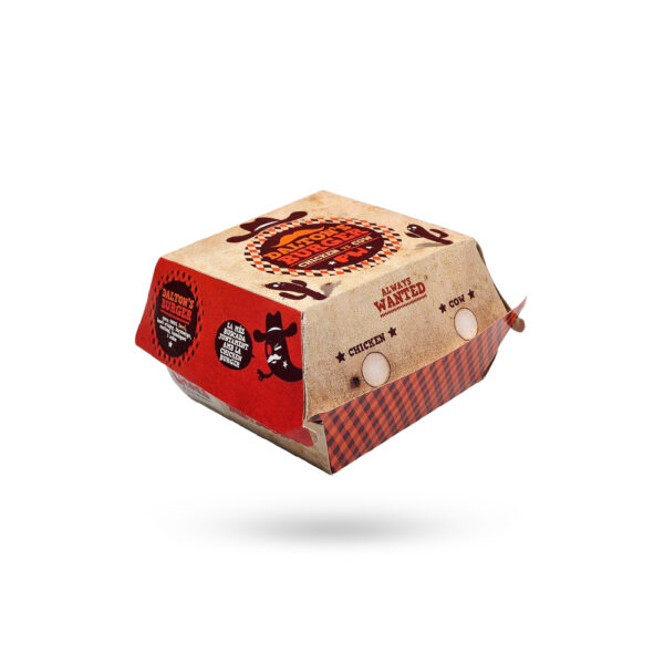 brown burger boxes