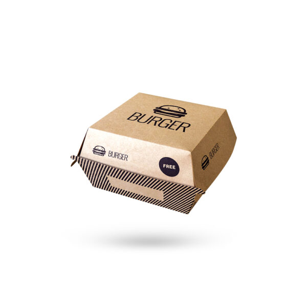 Custom Kraft Burger Boxes - Image 2