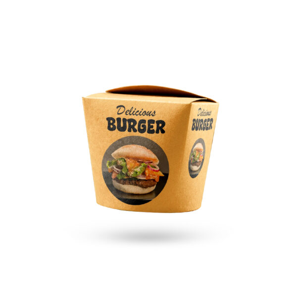 Custom Brown Burger Boxes - Image 2