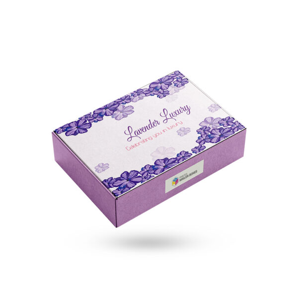 Purple mailer boxes