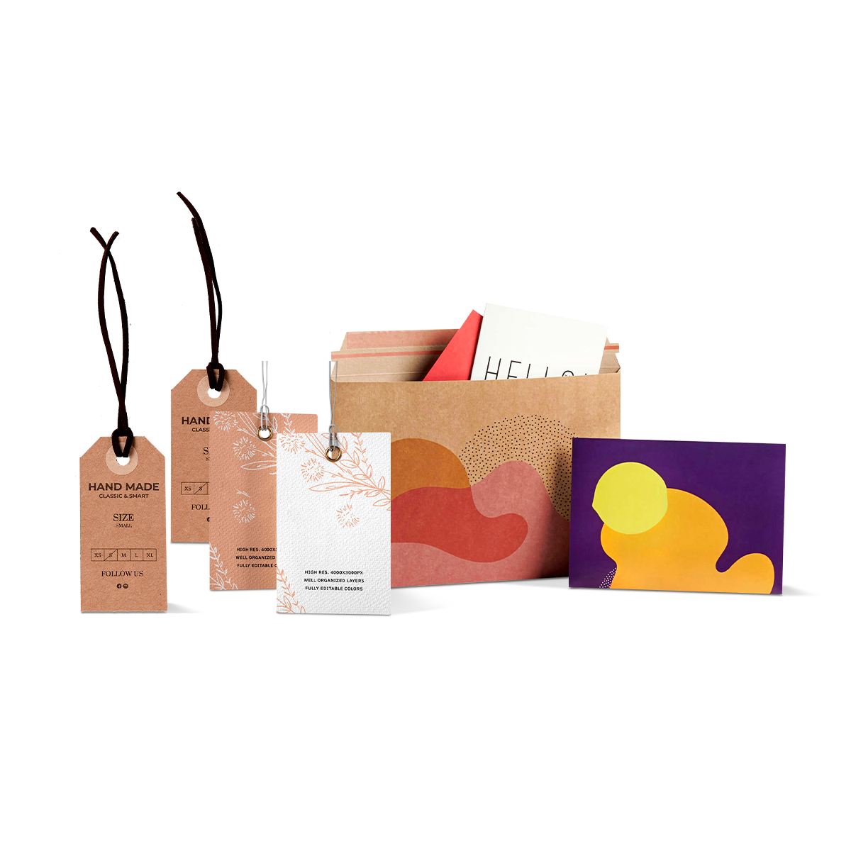 Envelopes and Hang Tags Packaging